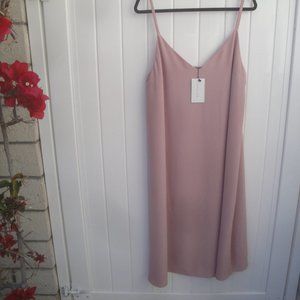 Galore Shift Dress Blush Sleeveless